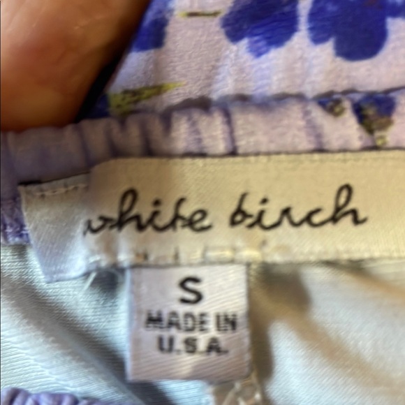 White Birch Purple Off-the-Shoulder Sundress - Picture 7 of 8